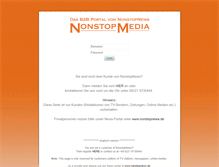 Tablet Screenshot of nonstopmedia.de
